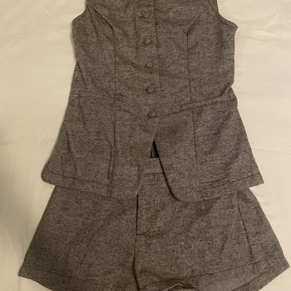 Stylish Gray Kids Dress Set
